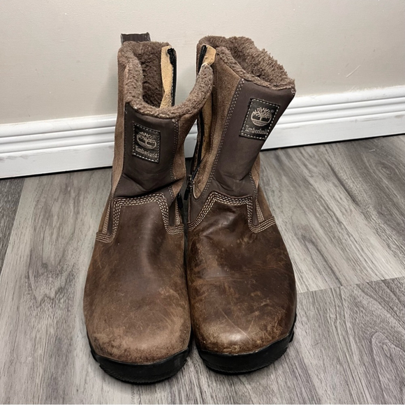 Mens Timberland Mid Slip-on Boot Size 9 - Picture 3 of 7